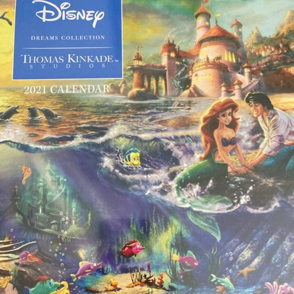Disney Dreams Collection by Thomas Kinkade Studios 2023 Wall Calendar - Picture 1 of 2